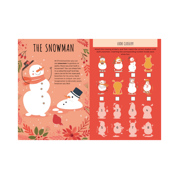 Sassi - Stickers and Activities Book - Christmas