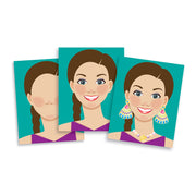 Melissa & Doug - Make-a-Face Sticker Pad - Fashion Faces