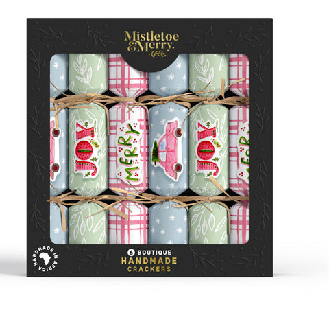 Mistletoe & Merry Boutique: Playful Pastels Christmas Crackers