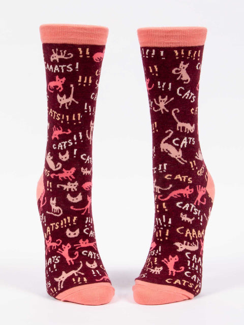 Blue Q - Cats! Ladies Crew Socks