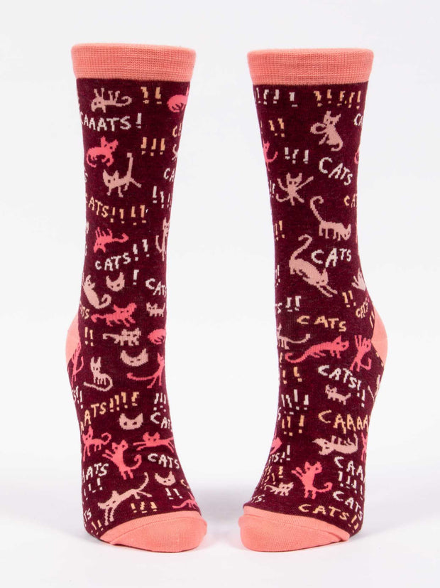 Blue Q - Cats! Ladies Crew Socks