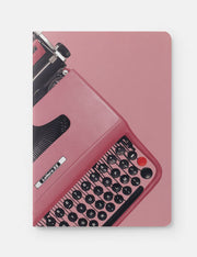 Olivetti - Pink Midsized Sewn Lined Notebook Paperback