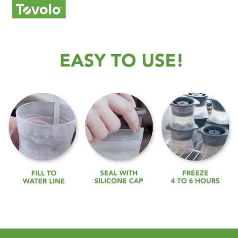 Tovolo - Golf Ball Shaped Ice Molds - Green