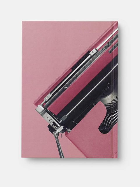 Olivetti - Pink Midsized Lined Notebook Paperback