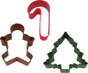 Christmas Cookie Cutters Set of 3 - Assorted Colours