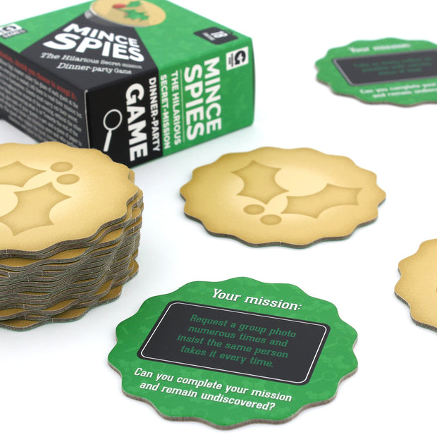 Mince Spies Festive Themed Coaster Card Game