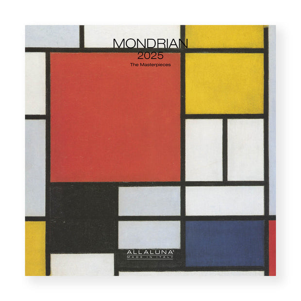 Mondrian 12" x 12" 2025 Wall Calendar