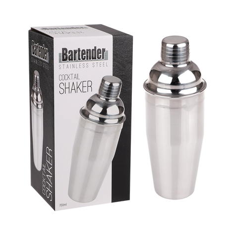 Bartender Stainless Steel Cocktail Shaker 700ml