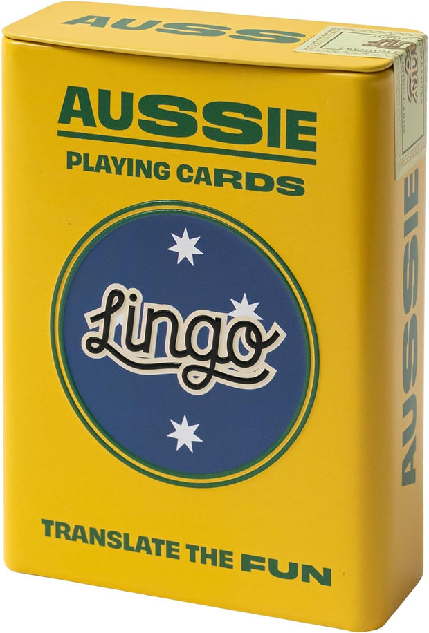 Aussie Lingo Playing Cards in Wayfarer Tin Box