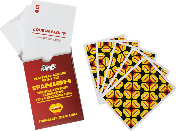 Spanish Lingo Playing Cards in Wayfarer Tin Box