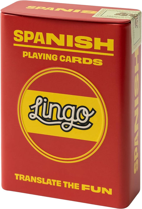 Spanish Lingo Playing Cards in Wayfarer Tin Box