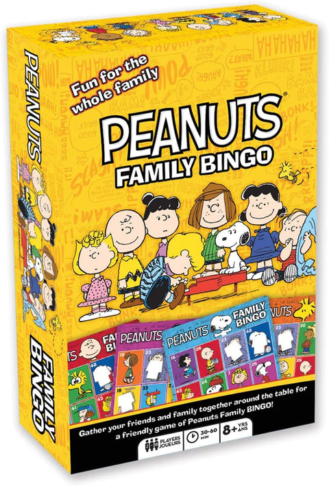 Peanuts Family Bingo Game