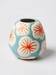 Jones & Co. - Pollen White Hibiscus Vase