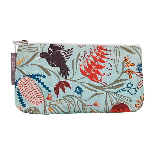 Annabel Trends - Cosmetic Bag - Linen - Small - Magpie Floral