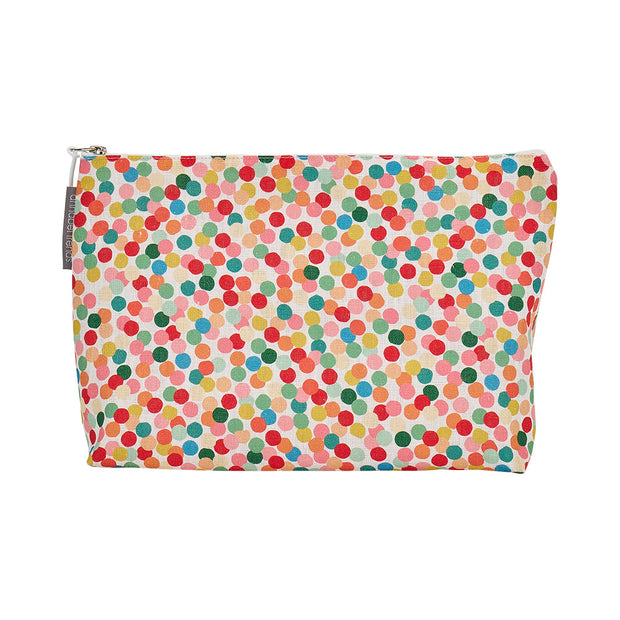 Annabel Trends - Cosmetic Bag - Linen - Large - Confetti