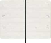 Moleskine - 2025 - 12 Month Weekly Horizontal Soft Cover Diary - Pocket - Black