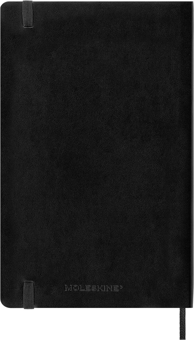 Moleskine - 2025 - 12 Month Weekly Horizontal Soft Cover Diary - Large - Black