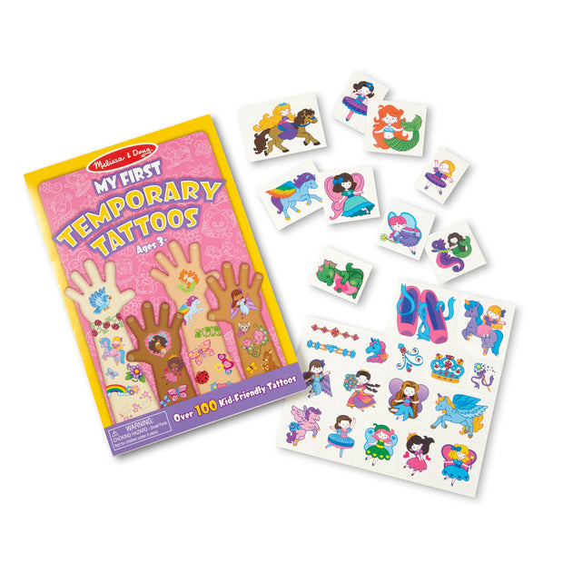 Melissa & Doug - My First Temporary Tattoos - Rainbows, Fairies, Flowers & More