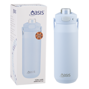 Oasis -Capri Ceramic Lined Stainless Steel Triple Wall Insulated Drink Bottle with Quick Release 750ml in Periwinkle