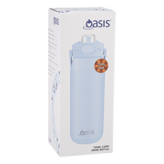 Oasis -Capri Ceramic Lined Stainless Steel Triple Wall Insulated Drink Bottle with Quick Release 750ml in Periwinkle