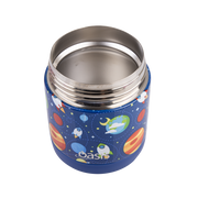 Oasis - Stainless Steel Double Wall Insulated Kid's Food Flask 300ml - Outer Space