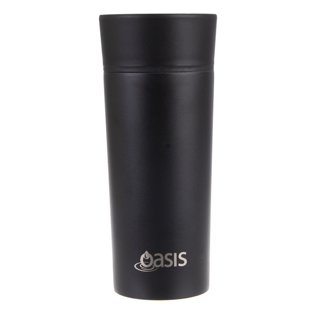 Oasis - Stainless Steel Insulated Travel Mug 360ml - Black