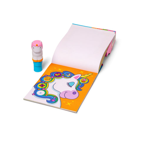 Melissa & Doug - Sticker WOW!® Activity Pad & Sticker Stamper - Unicorn