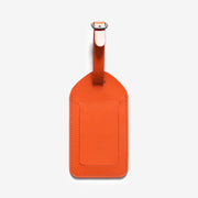 Corban & Blair - Leather Luggage Tag - Orange