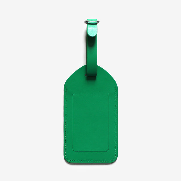 Corban & Blair - Leather Luggage Tag - Green