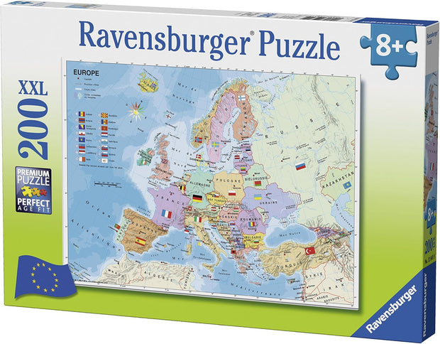 Ravensburger - Map of Europe Jigsaw Puzzle 200 Pieces