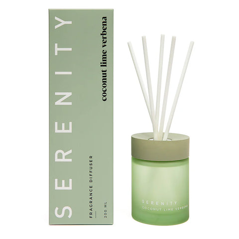 Serenity - 200ml Fragrance Diffuser - Coconut Lime Verbena