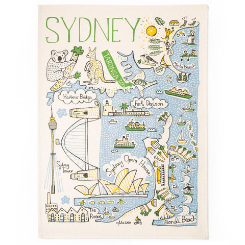 Sydney Tea Towel by Julia Gash