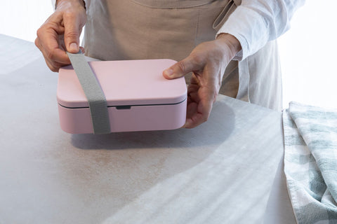 Cuisena - RPET Rectangular Bento with Cutlery - Pink