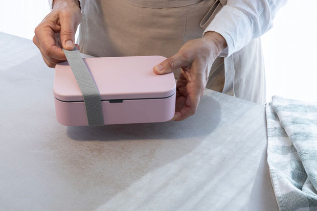Cuisena - RPET Rectangular Bento with Cutlery - Pink