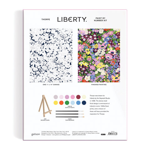 Galison - Liberty Thorpe Paint By Number Kit