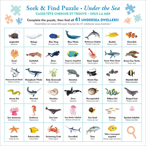 Seek & Find Puzzle - Under The Sea