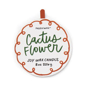 Paddywax - Adopo 8 oz./226g Flower Ceramic Candle - Cactus Flower