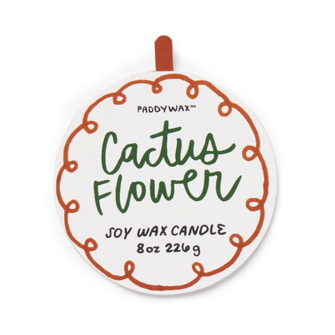 Paddywax - Adopo 8 oz./226g Flower Ceramic Candle - Cactus Flower