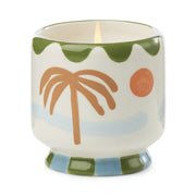 Paddywax - Adopo 8 oz./226g Palm Tree Ceramic Candle - Lush Palms