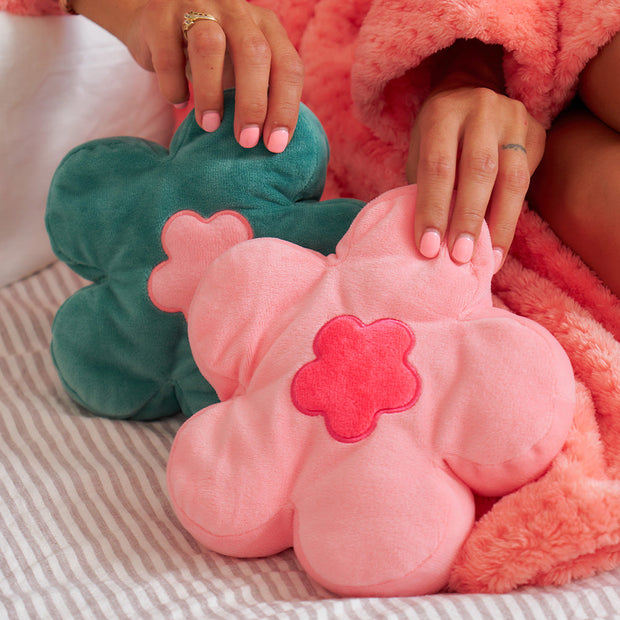 Annabel Trends - Flower Heatable Pillow - Pink