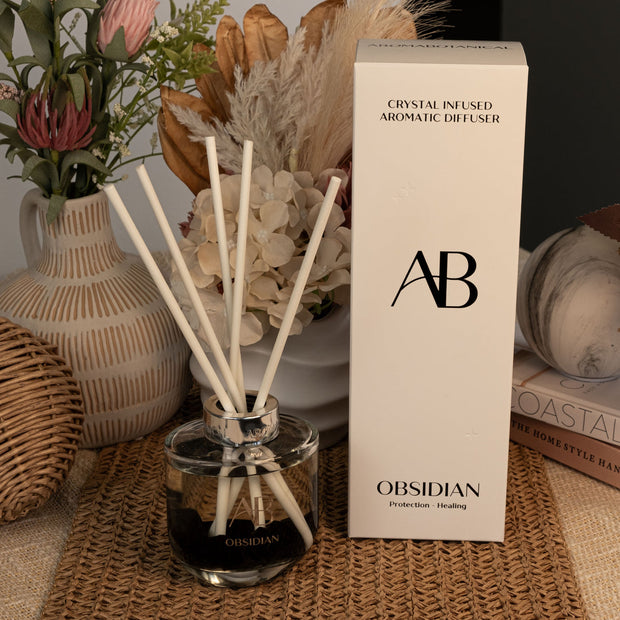 Aromabotanical - Crystal Diffuser – Obsidian