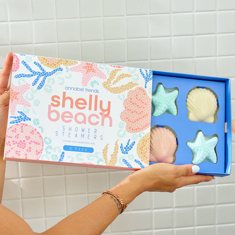 Annabel Trends - Shower Steamer Gift Box - Shelly Beach 6pc