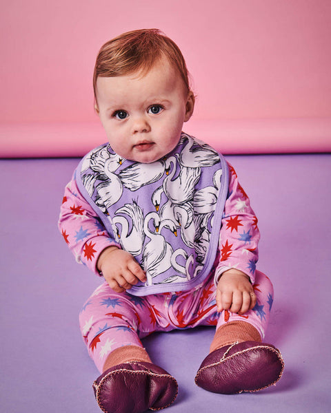 Kip&Co - Swan Lake Organic Cotton Bib