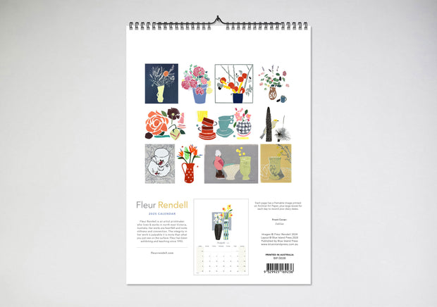 Fleur Rendell 2025 Wall Calendar