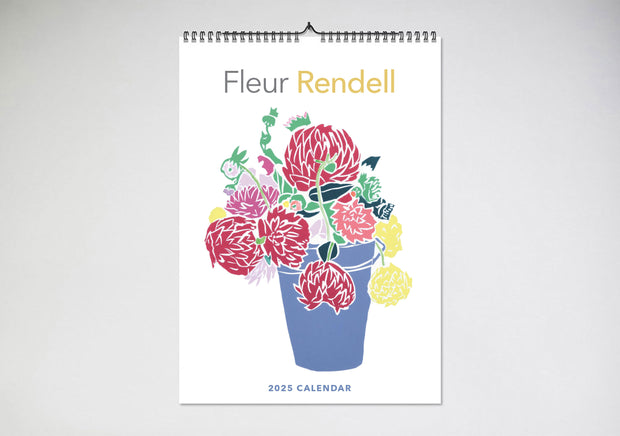 Fleur Rendell 2025 Wall Calendar