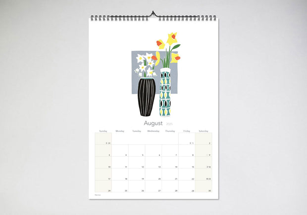 Fleur Rendell 2025 Wall Calendar