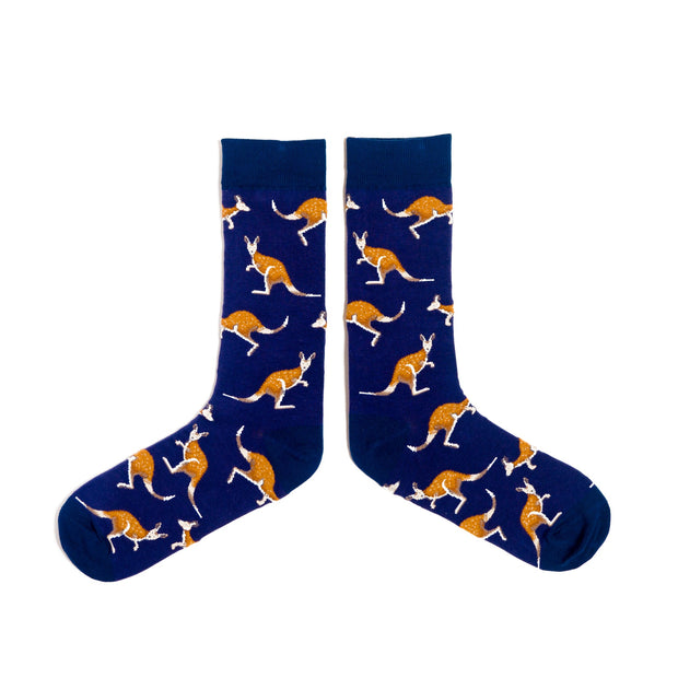 Spencer Flynn - Kanga Kicks - Men's Crew Socks