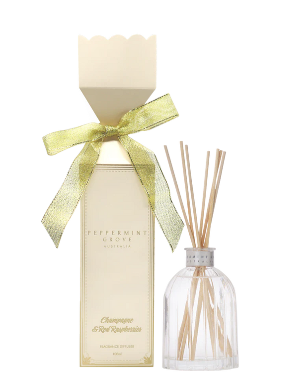 Peppermint Grove - Champagne & Red Raspberries Mini Diffuser Bon-Bon 100ml