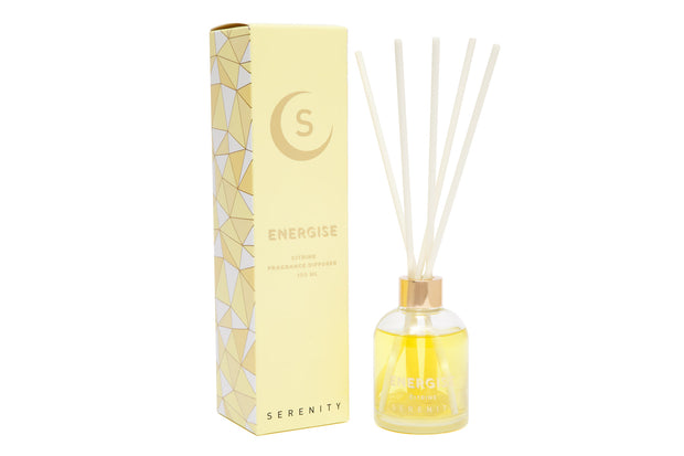 Serenity - 150ml Crystal Diffuser - Citrine – Energise