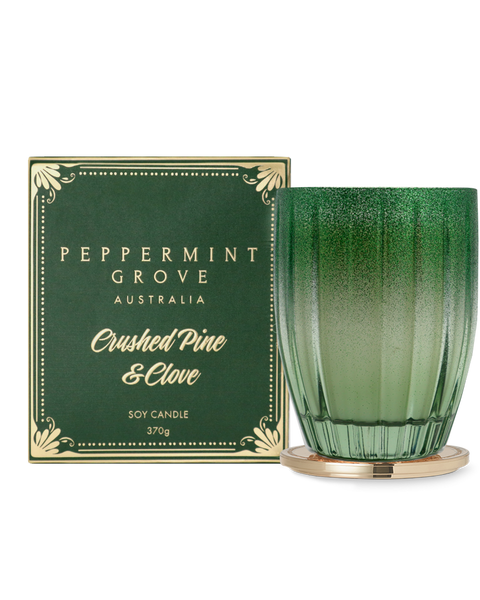 Peppermint Grove - Crushed Pine & Clove Soy Candle 370g